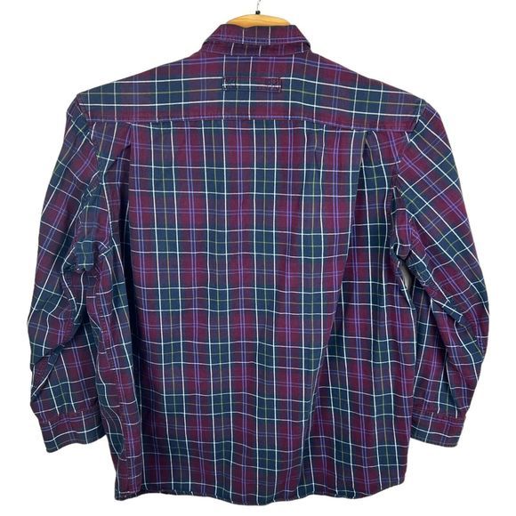 Duluth Trading Multicolor Plaid Long Sleeve Button Down Flannel Shirt 2XL Tall - Picture 3 of 4
